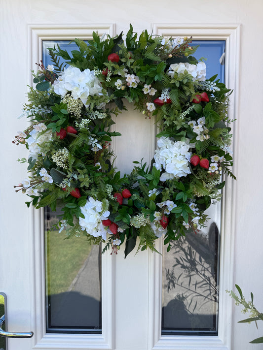 Strawberry dream wreath