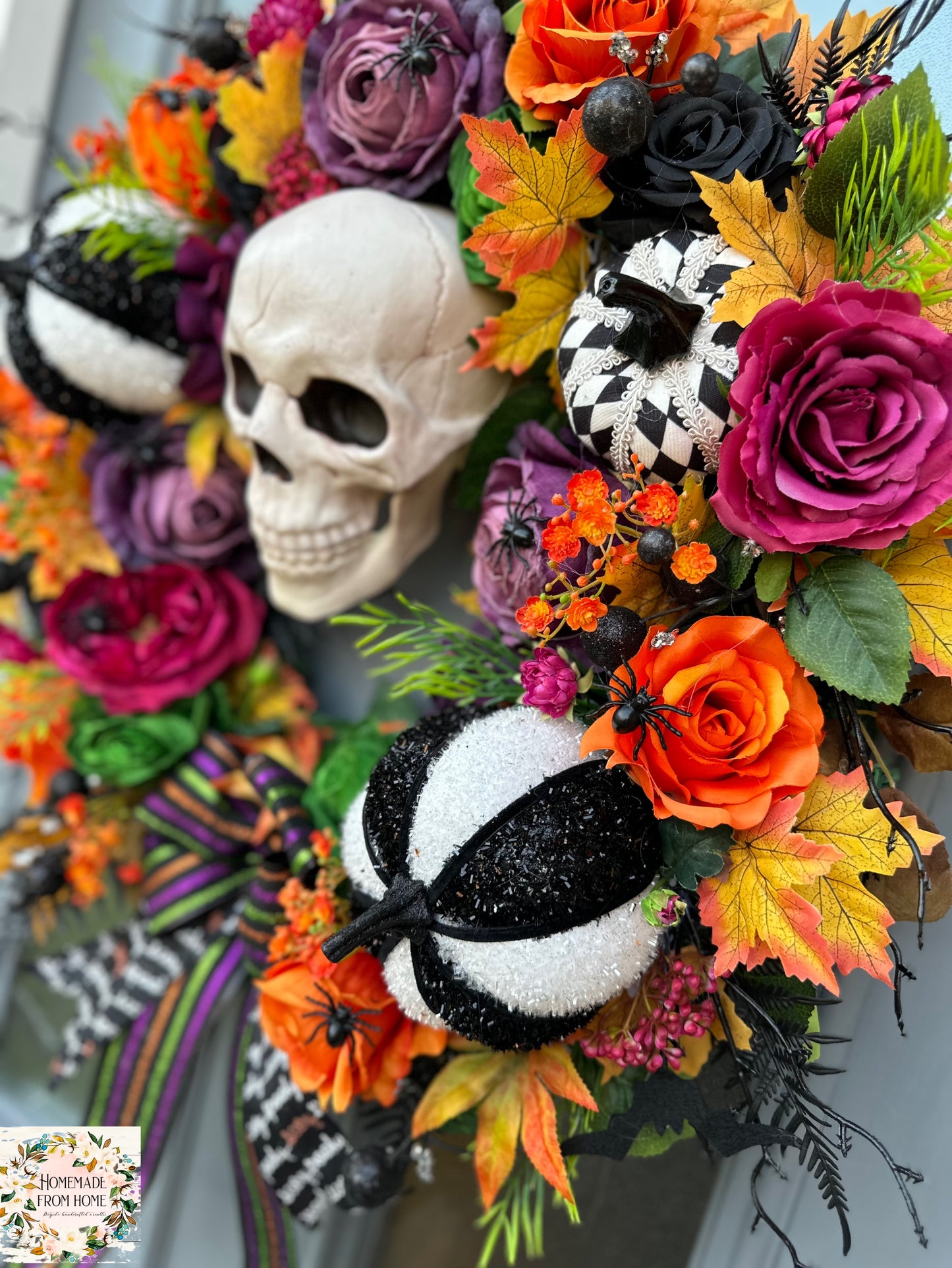 Skull wreath