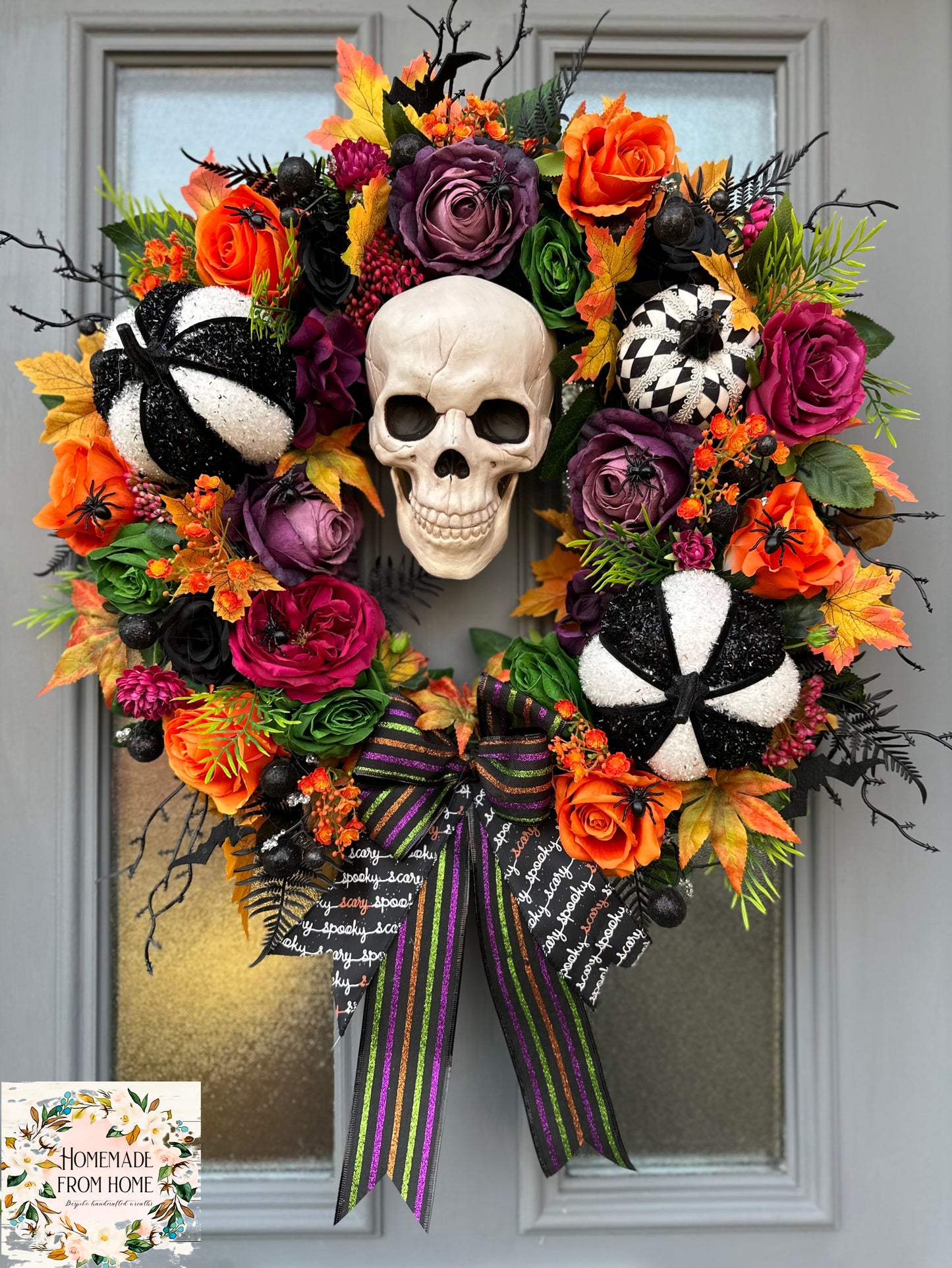 Skull wreath