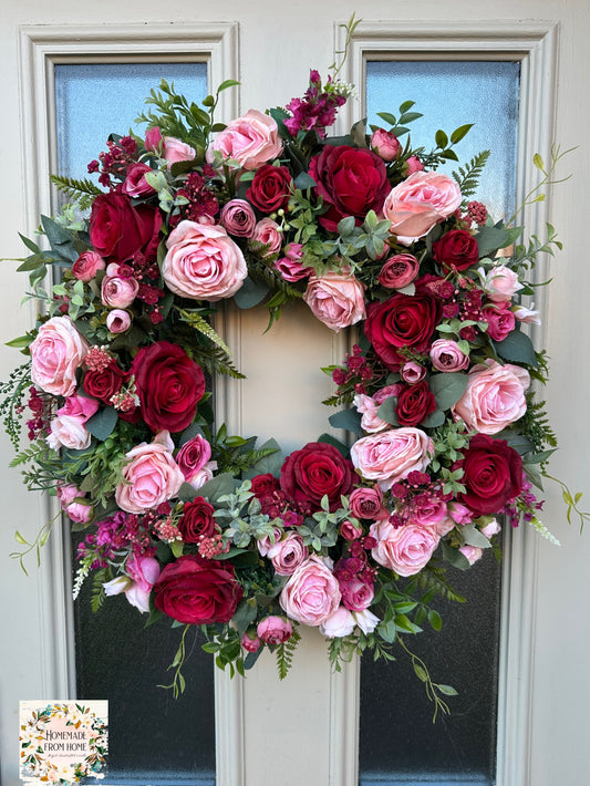 Juliet valentines inspired wreath