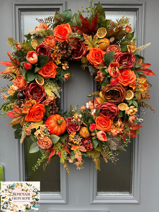 Autumn festival wreath