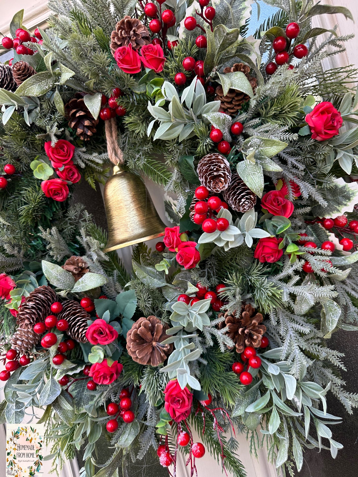 Red berry bell wreath