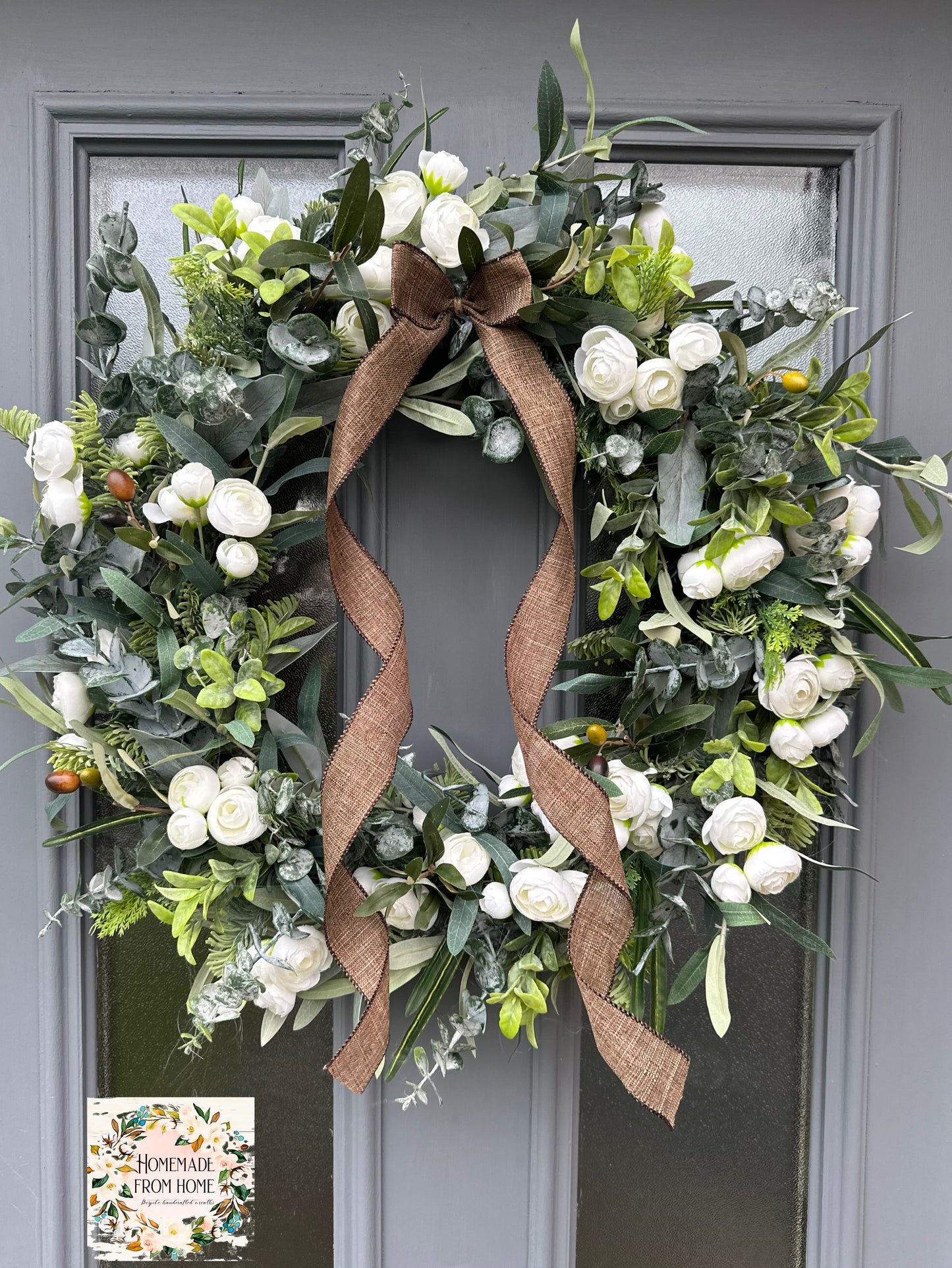 Olive branch wreath