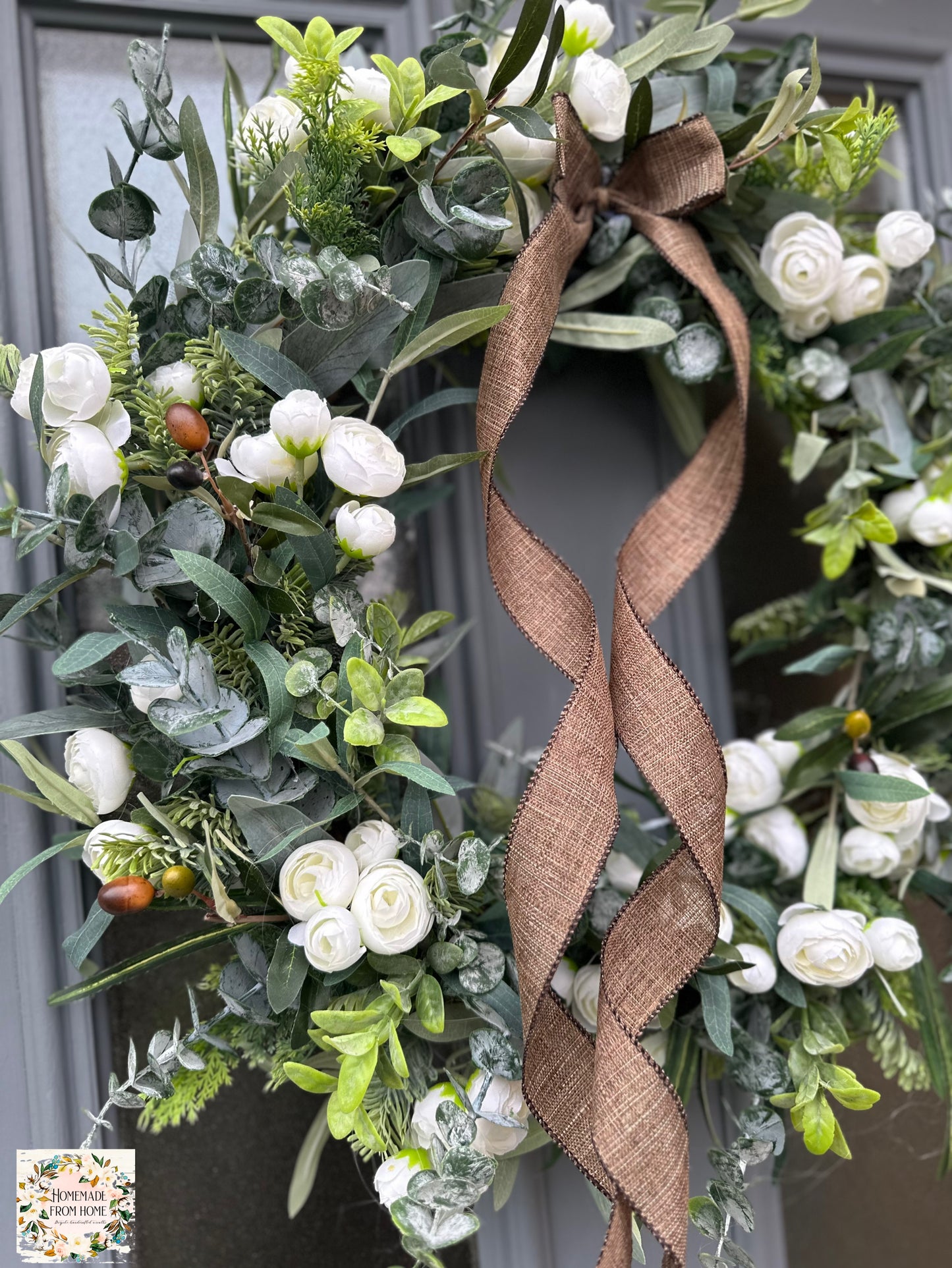 Olive branch wreath