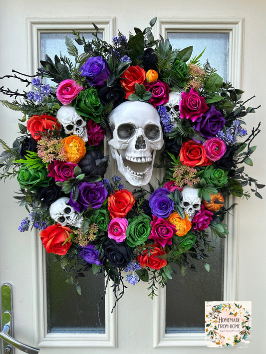 Skull wreath