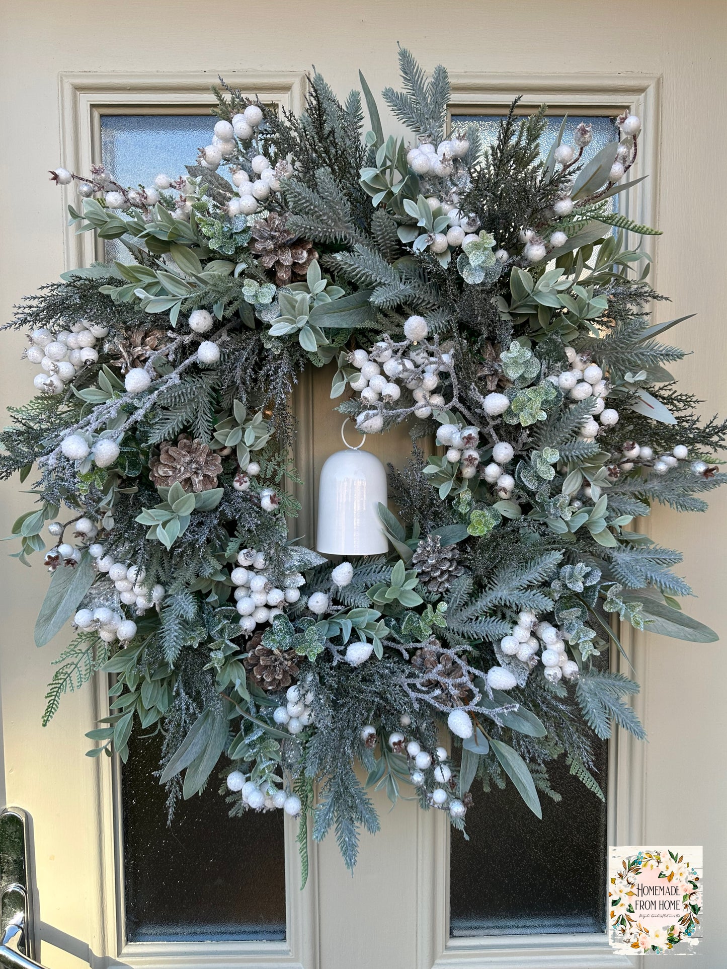 Snowberry bell wreath