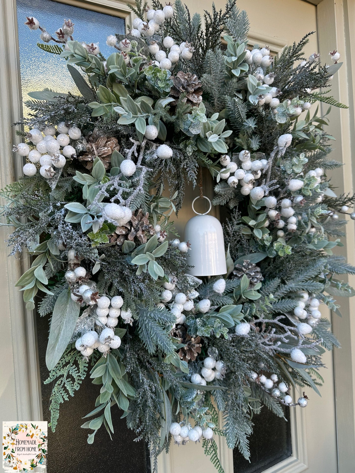 Snowberry bell wreath