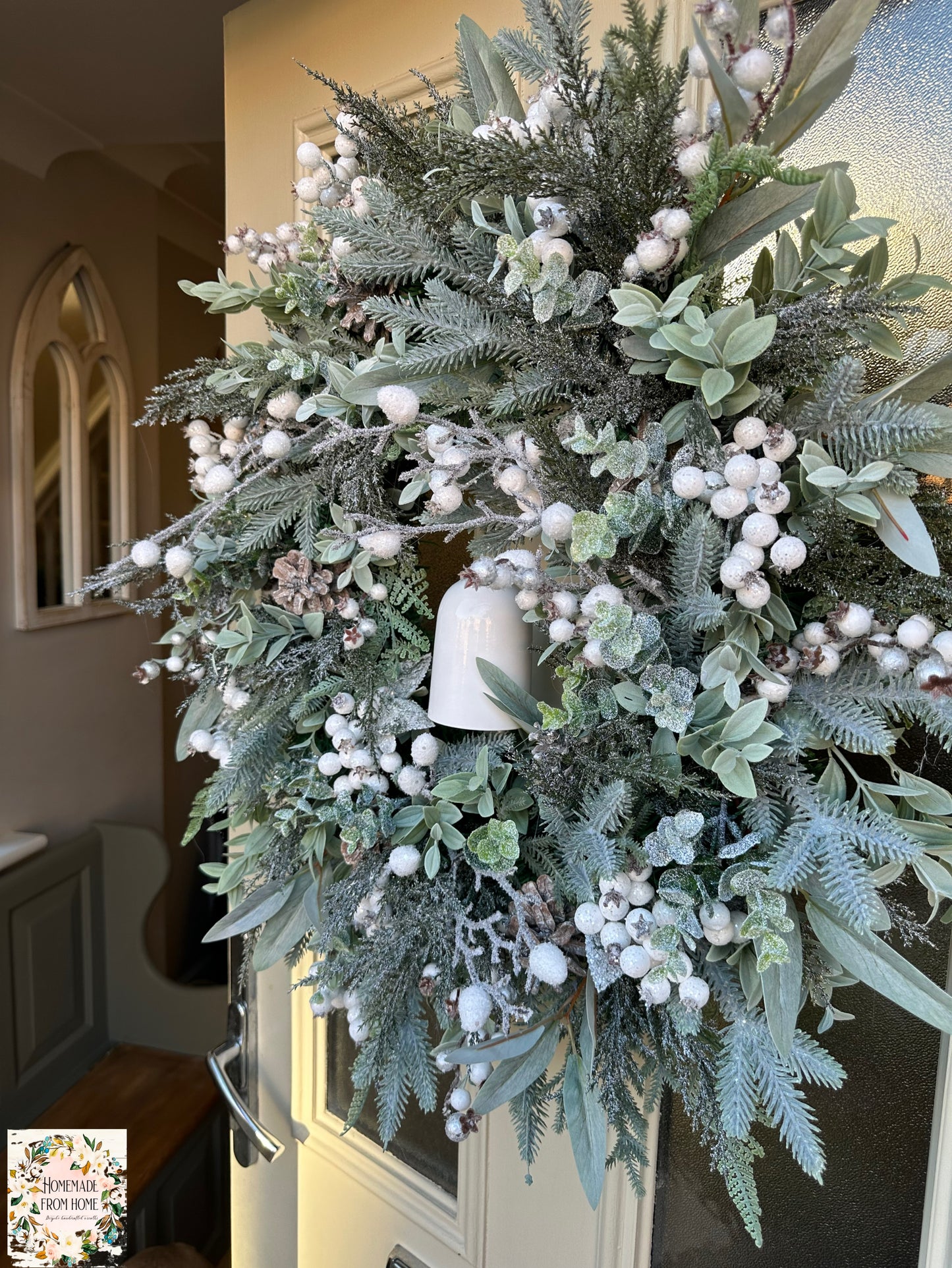 Snowberry bell wreath