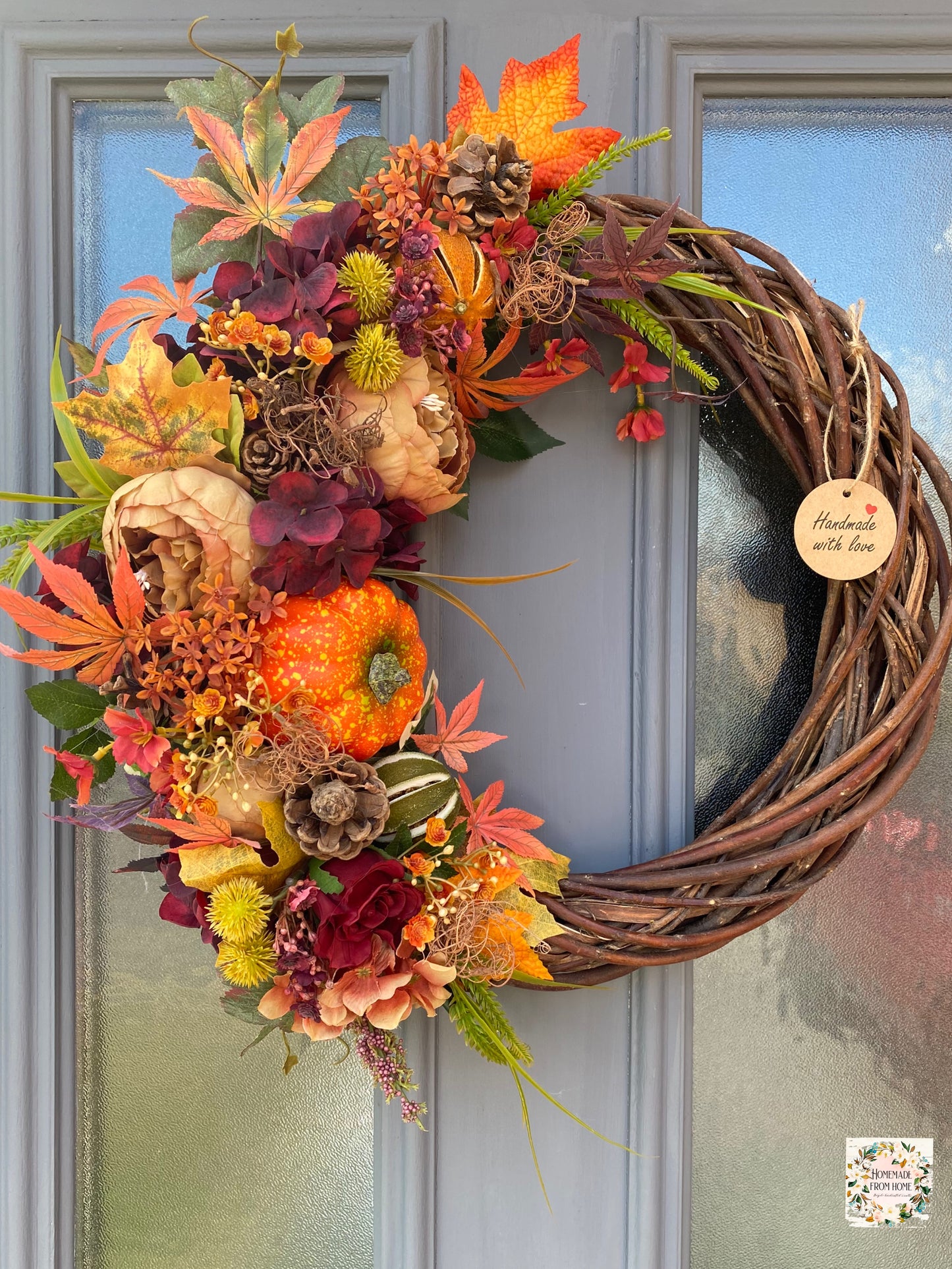 Deluxe autumn signature wreath