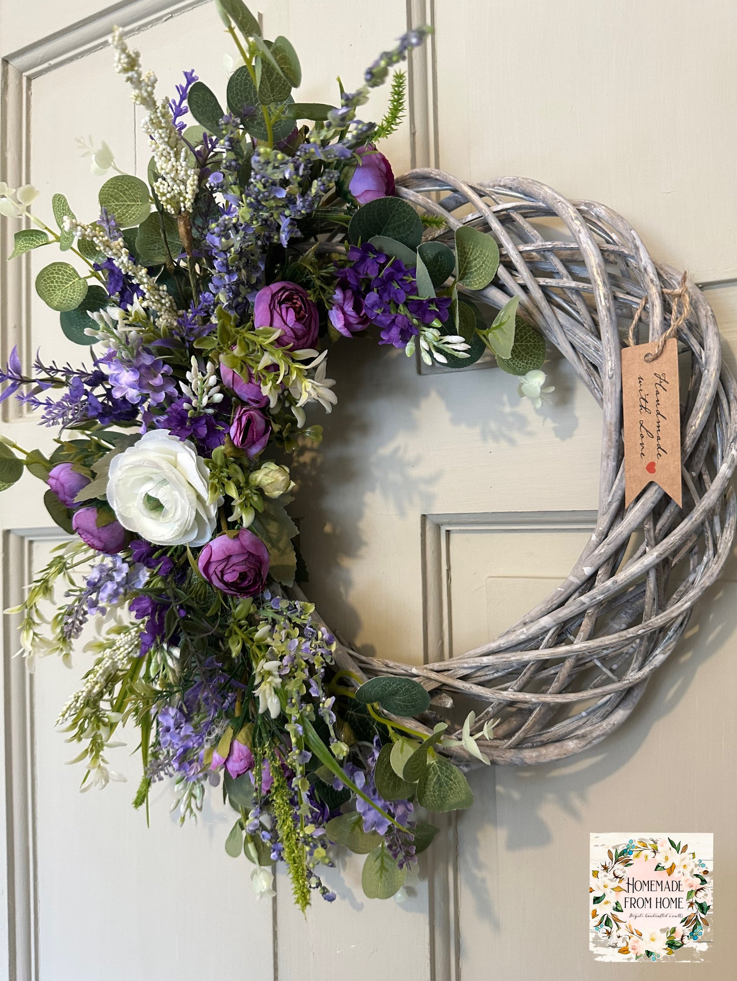 Wild lavender wreath